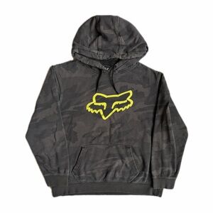 Y2K Fox Racing Camouflage Hoodie — Size XL